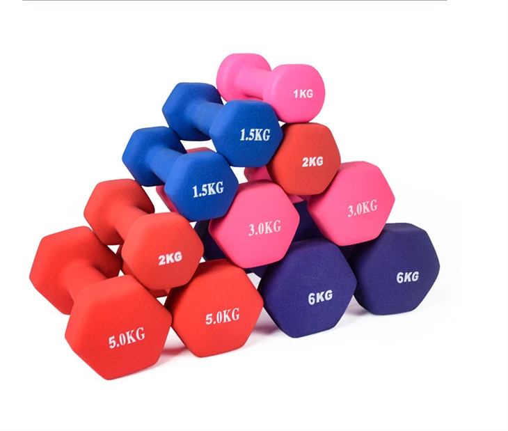 Viny Small Dumbbells Colors Dumbbells Set
