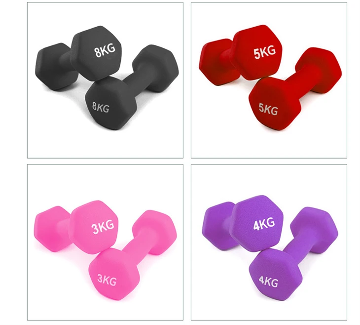 Viny Small Dumbbells Colors Dumbbells Set manufacturers